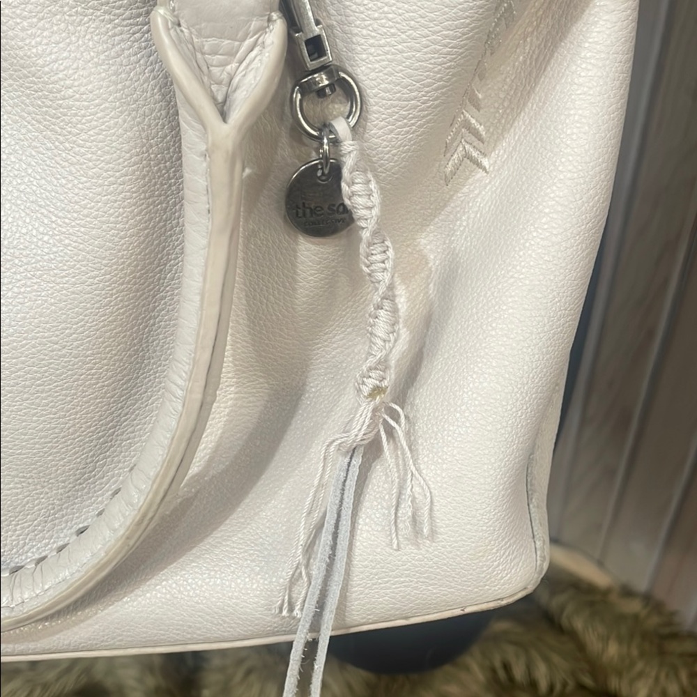 The Sak Cream Shoulder Bag with Braided Details - Picture 4 of 10